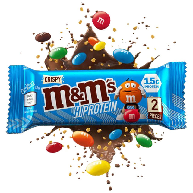 Crispy M&M's HiProtein Bar - 51 грама - Nutra Best Bulgaria