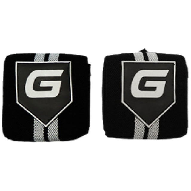 Gaspari Wrist Wraps | Тренировъчни накитници - Черно и сиво - Nutra Best Bulgaria