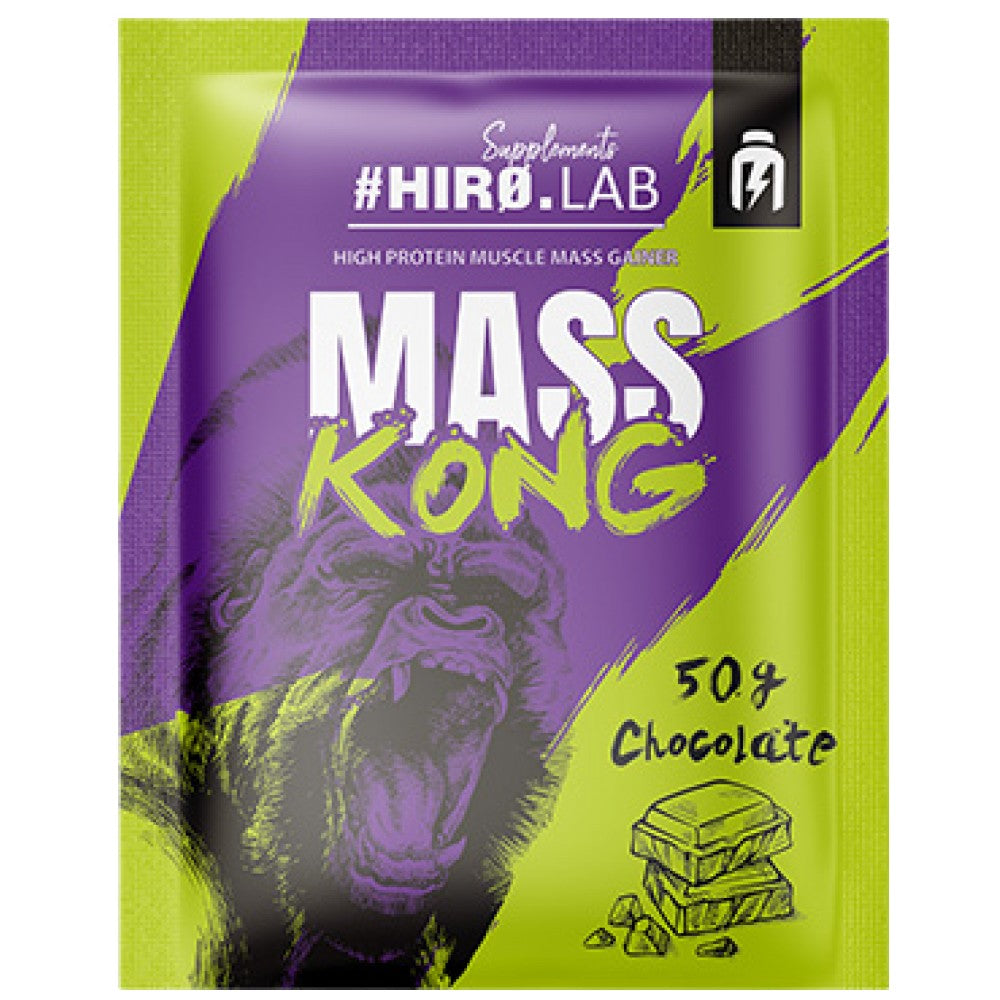 Mass KONG | Low-Sugar & Fat ~ High-Protein Gainer - 50 грама  Hero.Lab - Nutra Best Bulgaria