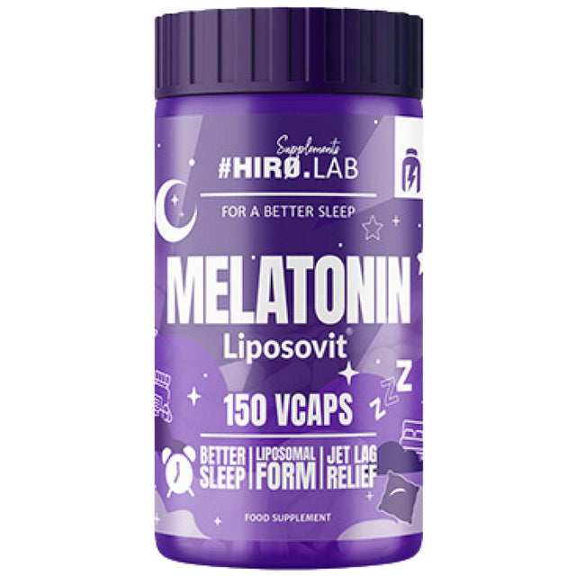 Melatonin Liposovit® 1 mg | Liposomal Technology - 150 капсули  Hero.Lab - Nutra Best Bulgaria