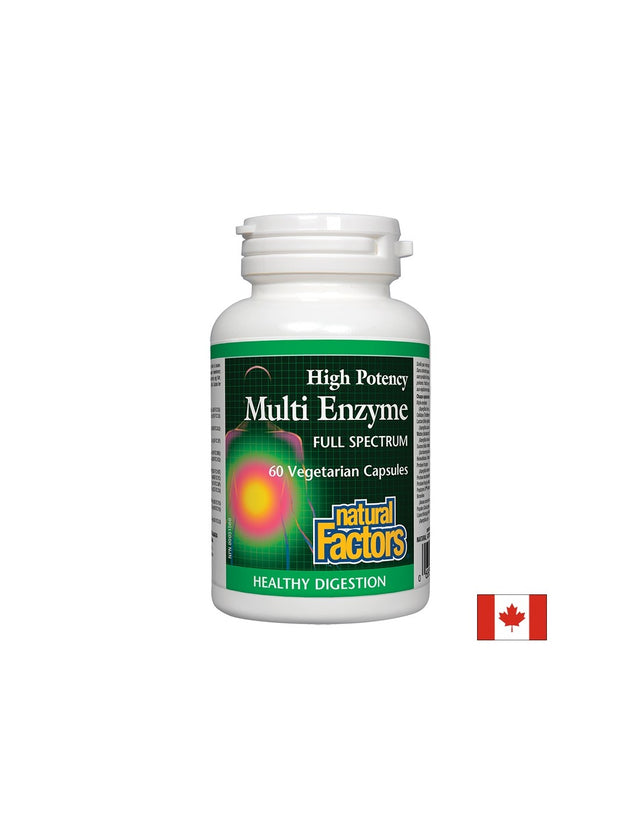 High Potency Multi Enzyme Full Spectrum 450 mg - 60 капсули - Nutra Best Bulgaria