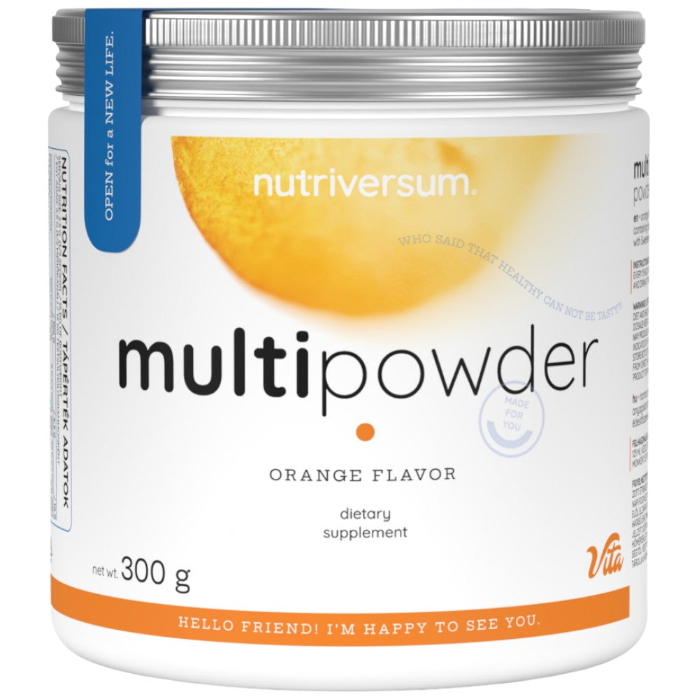 Multi Powder | With Vitamins & Minerals - 300 грама  Nutriversum - Nutra Best Bulgaria