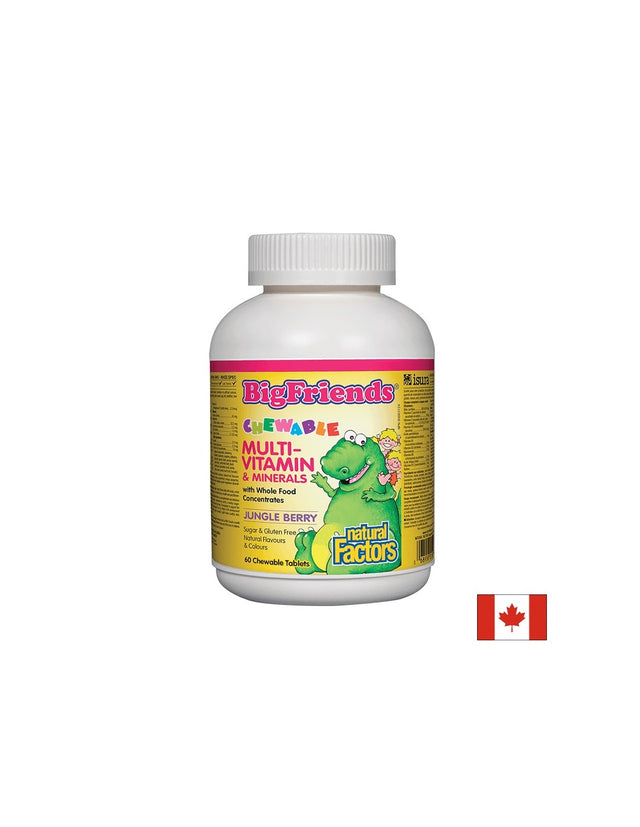 Multivitamin and Minerals / Big Friends For Kids - 60 Дъвчащи таблетки - Nutra Best Bulgaria