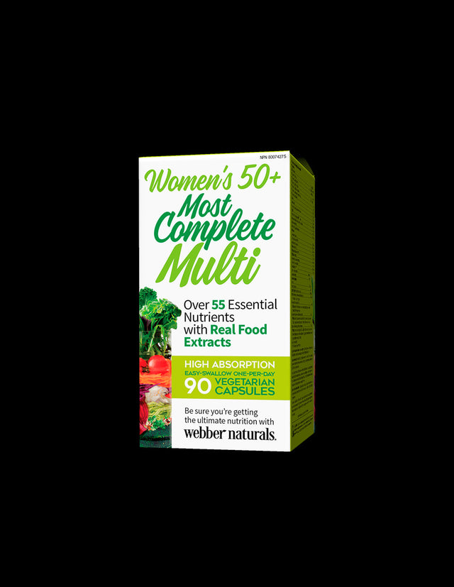 Мултивитамини за Жени 50+ - Women’s Most Complete Multi 50+, 90 V капсули Webber Naturals - Nutra Best Bulgaria