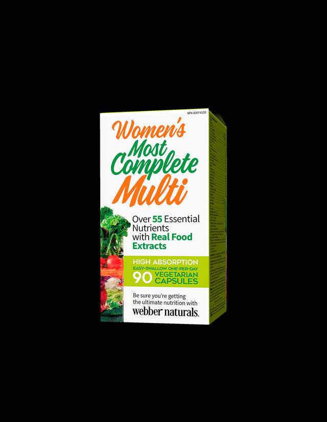 Мултивитамини за Жени - Women’s Most Complete Multi, 90 V капсули Webber Naturals - Nutra Best Bulgaria