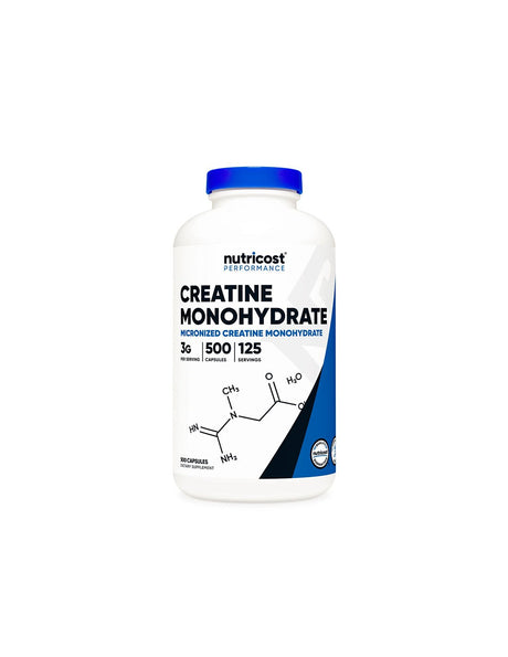 Мускулна маса и сила - Креатин Монохидрат, 750 mg х 500 капсули - Nutra Best