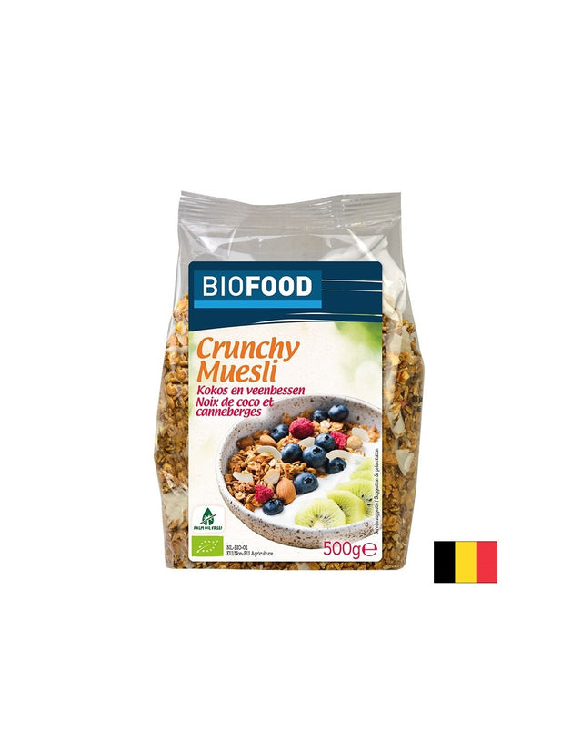 Мюсли с кокос и червени боровинки, БИО, 500 g - Nutra Best Bulgaria