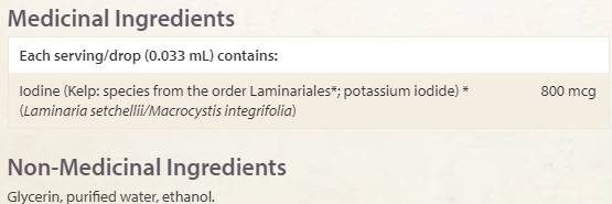 Fresh Kelp Extract 50 мл  Natural Factors - Nutra Best Bulgaria