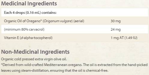 Oil of Oregano - 60 мл  Natural Factors - Nutra Best Bulgaria