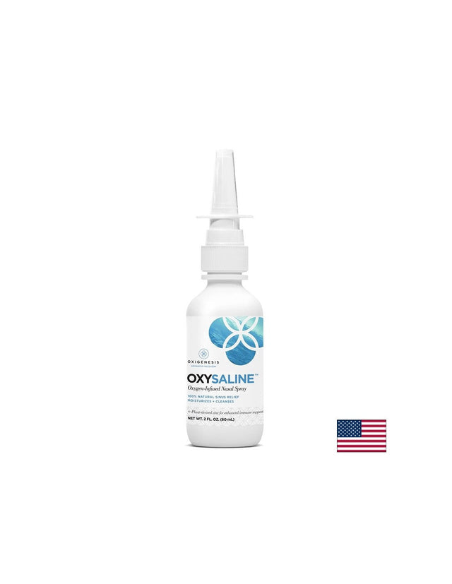Назален спрей с кислород OXYSALINE™, 60 ml - Nutra Best Bulgaria