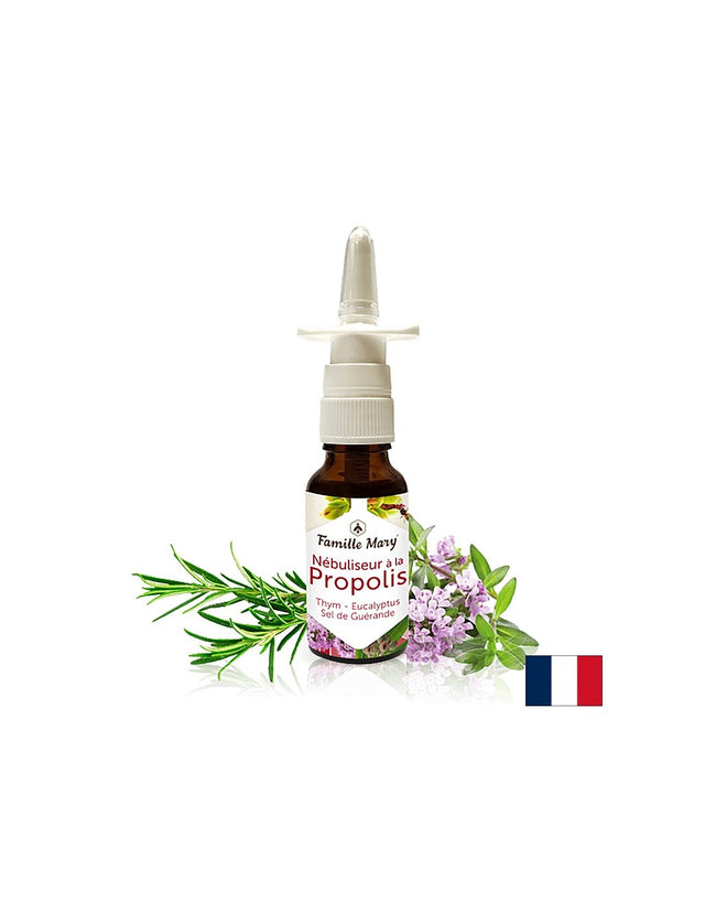 Nébuliseur propolis - Спрей за нос с прополис, мащерка, розмарин и евкалипт, 20 ml Famille Mary - Nutra Best Bulgaria