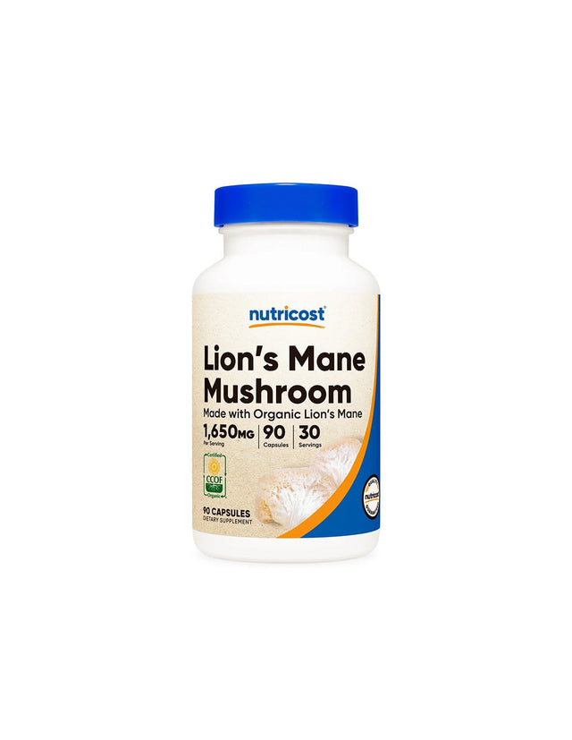 Нервна и мозъчна функция - Лъвска грива - Lion's Mane, 90 капсули - Nutra Best