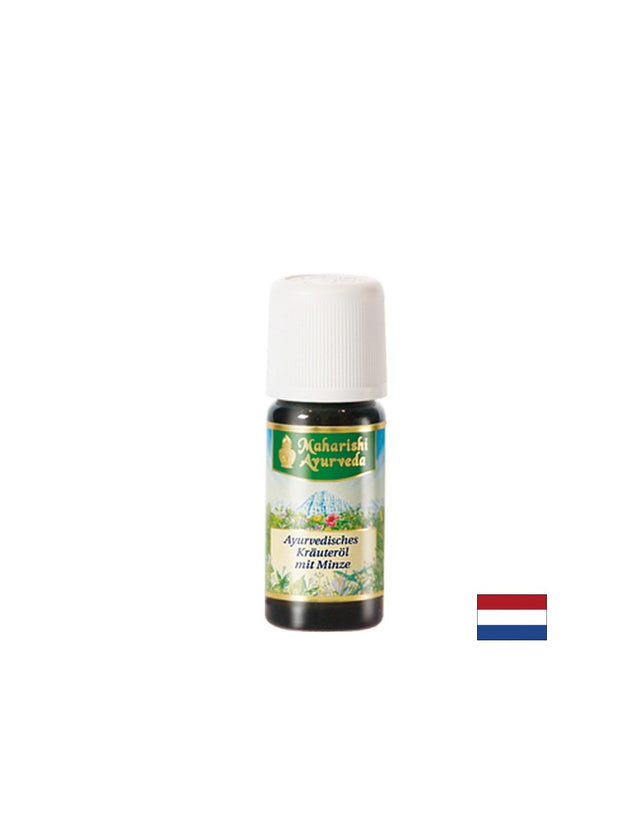 Нервна система - Аюрведично билково масажно масло с мента, 10 ml - Nutra Best Bulgaria