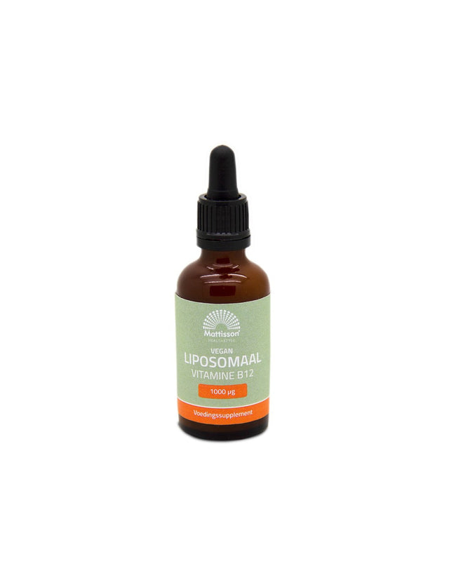 Нервна система - Липозомен Витамин B12 1000 mcg, 50 ml капки Mattisson Healthstyle - Nutra Best Bulgaria