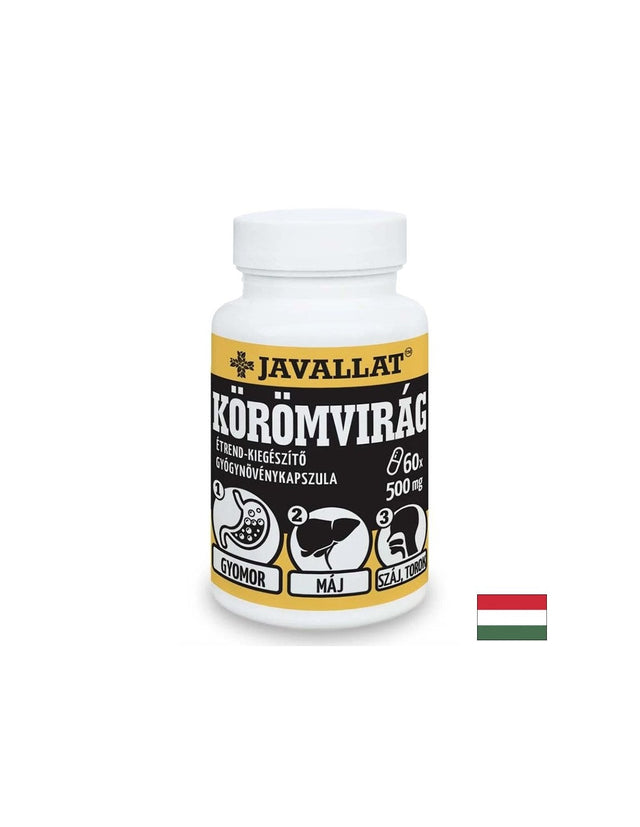 Черен дроб и стомашно-чревно здраве - Невен (цвят), 500 mg x 60 капсули - Nutra Best Bulgaria