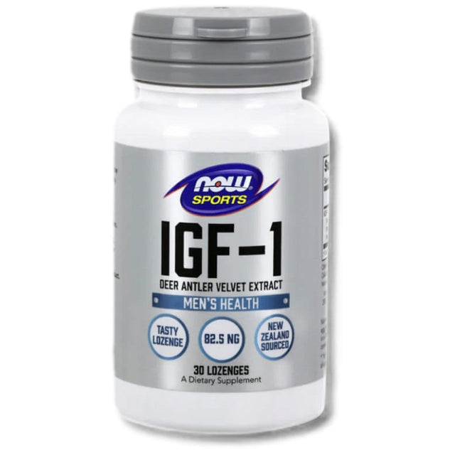 IGF-1 | Deer Antler Velvet Extract - 30 Гел капсули  NOW Foods - Nutra Best Bulgaria