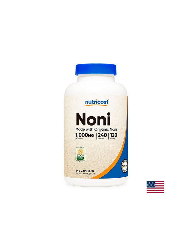 Имунитет - Нoни плод, 500 mg x 240 капсули Nutricost  Nutricost - Nutra Best Bulgaria