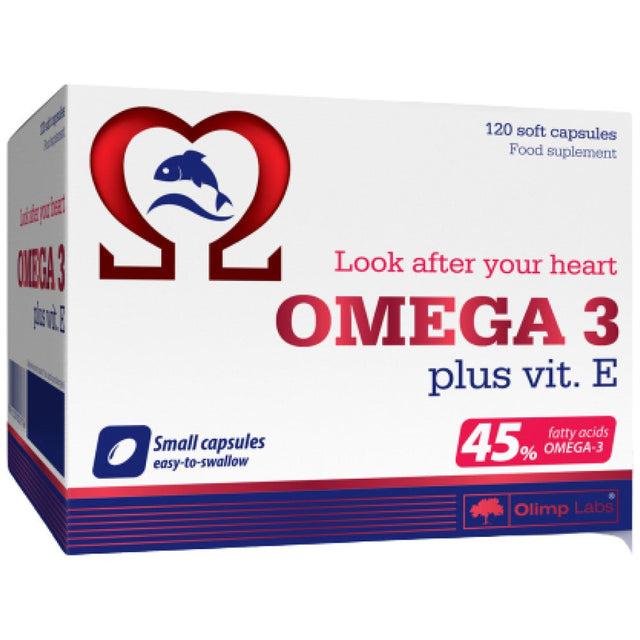 Omega 3 plus vit E 45% - 120 капсули - Nutra Best Bulgaria