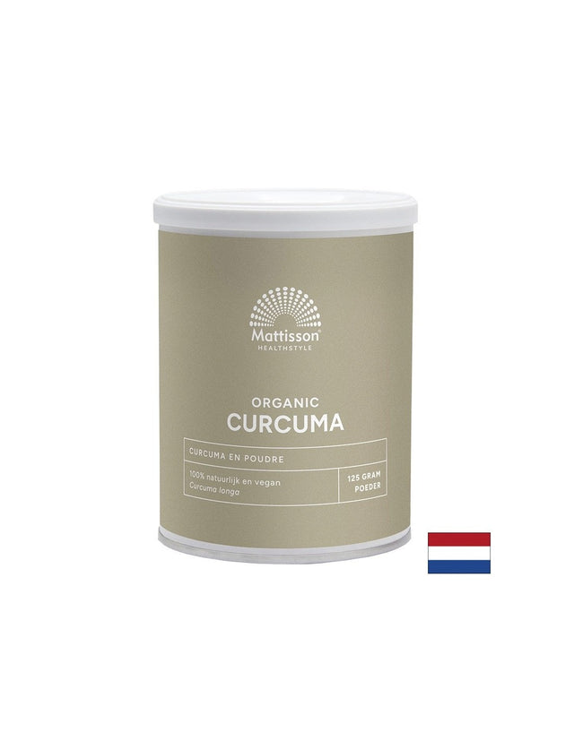 Куркума (organic куркумин) – За здрави и подвижни стави, 125 g прах  Mattisson Healthstyle - Nutra Best Bulgaria