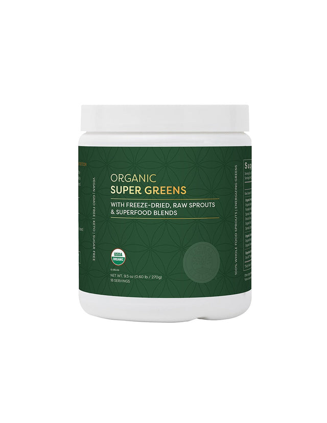 Зелени супер храни organic, 270 g прах  Global Healing - Nutra Best Bulgaria