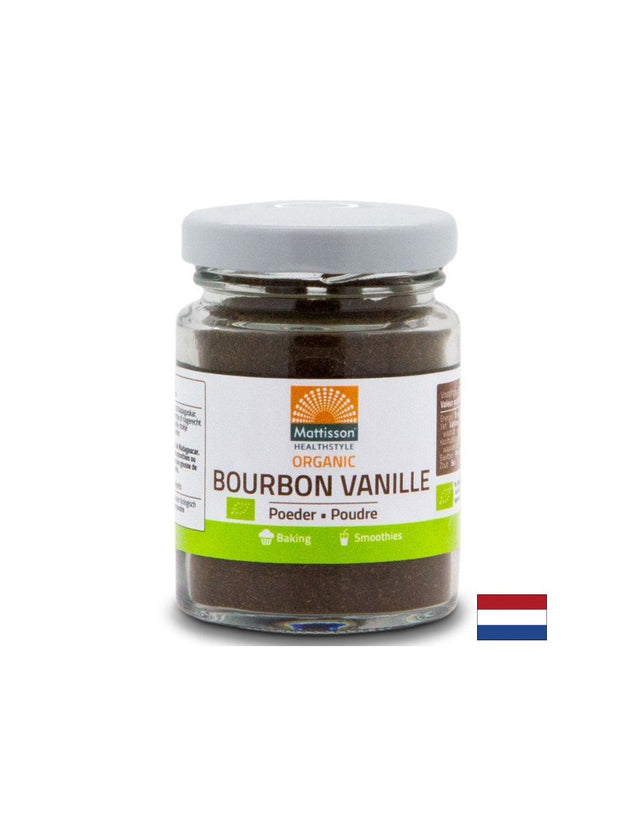 Бурбонска ванилия (organic), 30 g Mattisson Healthstyle  Mattisson Healthstyle - Nutra Best Bulgaria