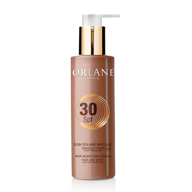 Orlane, Sun Anti-Aging, Противостареене, Слънцезащитен крем, За лице и тяло, SPF 30, 200 мл