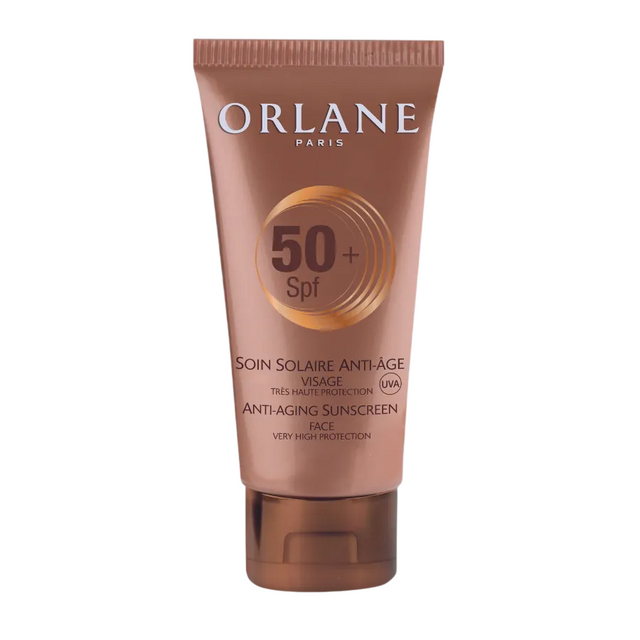 Orlane, Sun Anti-Aging, Противостареене, Слънцезащитен крем, За лице, SPF 50, 50 мл