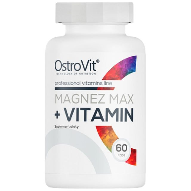 Magnez MAX + Vitamin 60 Таблетки - Nutra Best Bulgaria
