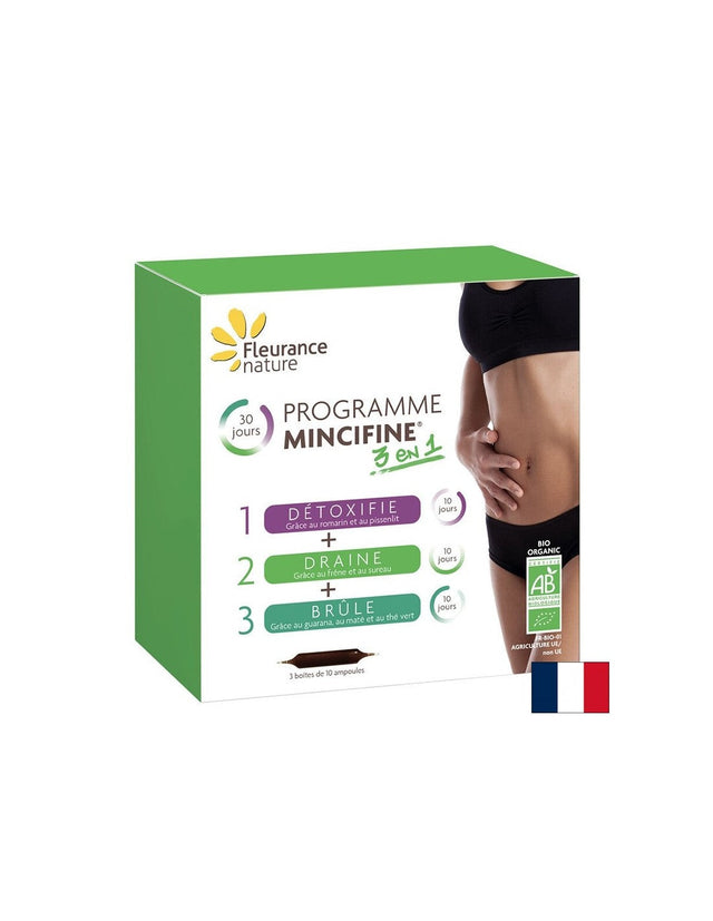 Отслабваща програма Mincifine 3 в 1, БИО, 30 ампули за пиене - Nutra Best Bulgaria