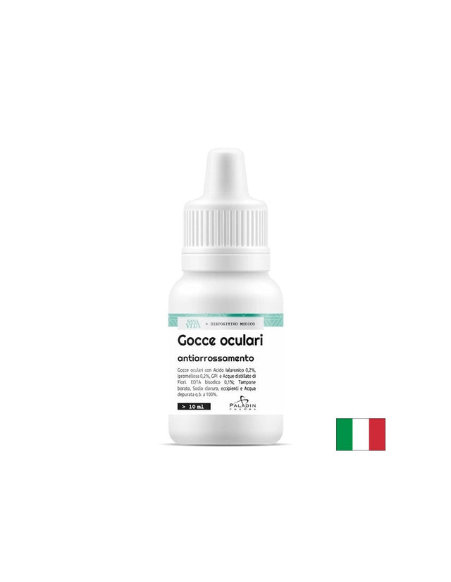 Овлажняващи капки за очи против зачервяване, 10 ml - Nutra Best Bulgaria