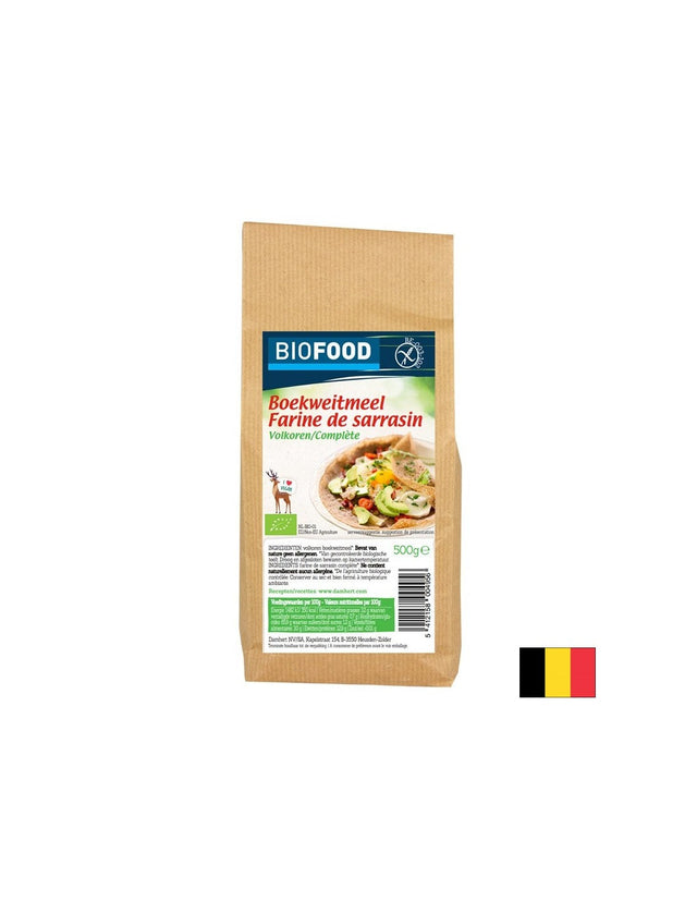 Пълнозърнесто брашно от елда, БИО, 500 g - Nutra Best Bulgaria