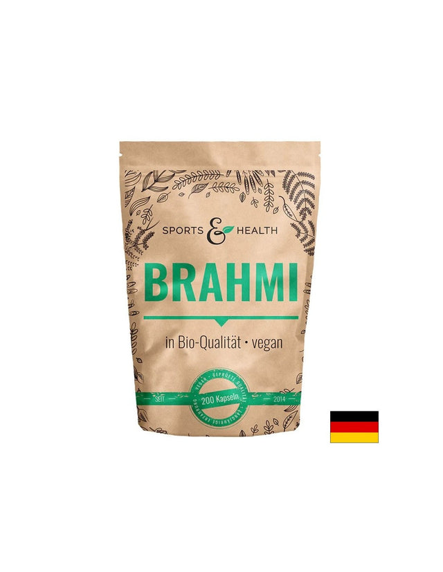 Памет и концентрация - Брахми (Бакопа мониери), 500 mg х 200 капсули - Nutra Best Bulgaria