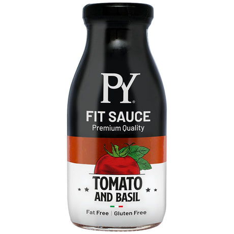 Fit Sauce - Low Calorie | Tomato and Basil 250 грама - Nutra Best Bulgaria