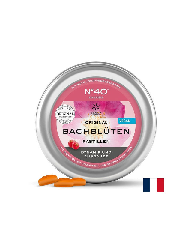 Пастили на д-р Бах - N°40 Енергия, 50 g (~ 40 броя) Lemon Pharma - Nutra Best Bulgaria