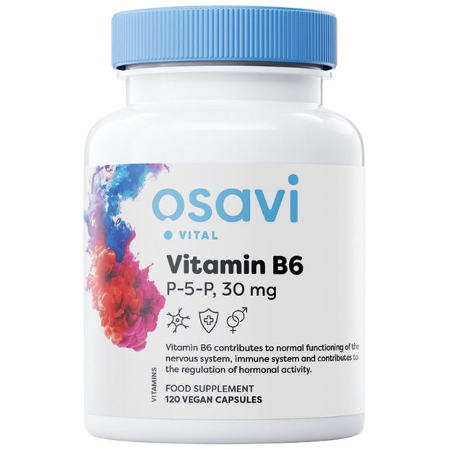 Vitamin B6 | P-5-P 30 mg - 120 капсули - Nutra Best Bulgaria