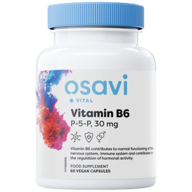 Vitamin B6 | P-5-P 30 mg - 60 капсули - Nutra Best Bulgaria