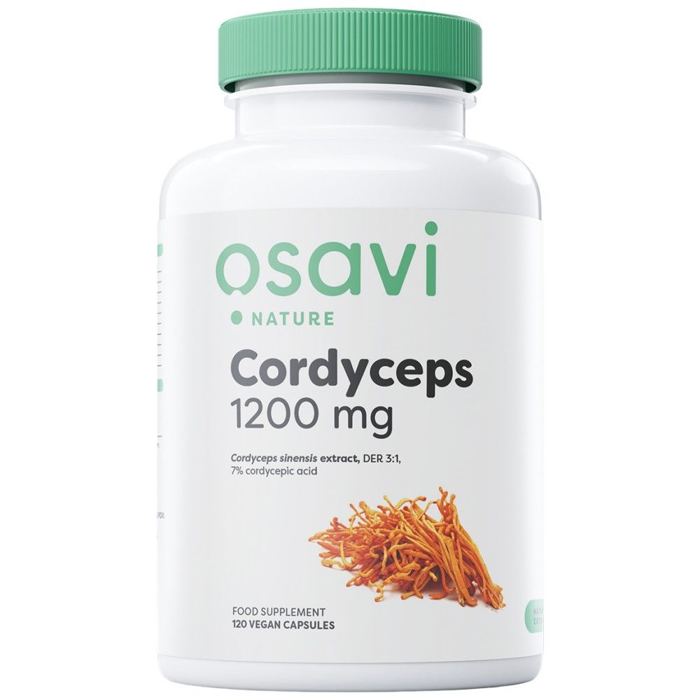 Cordyceps 1200 mg - 120 капсули  Osavi - Nutra Best Bulgaria
