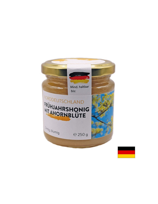 Пчелен мед от пролетни цветя + мед от кленов цвят (Северна Германия), 250 g - Nutra Best Bulgaria