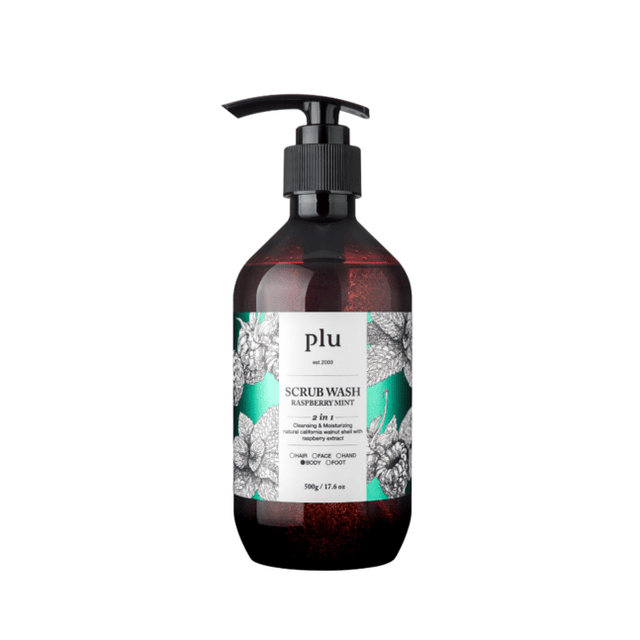 plu - Scrub Wash Raspberry Mint, 500g - Nutra Best