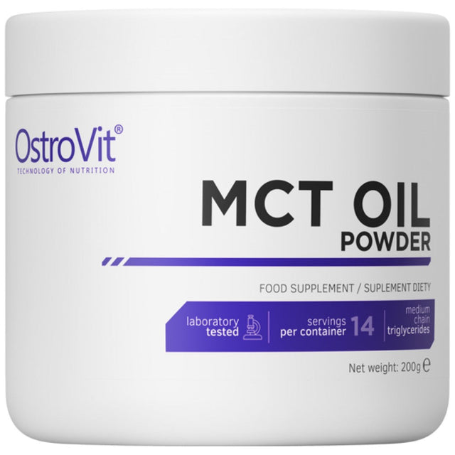 MCT Oil Powder 200 грама  OstroVit - Nutra Best Bulgaria