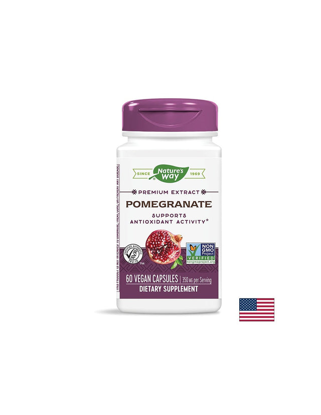 Pomegranate 350 mg - 60 капсули  Nature’s Way - Nutra Best Bulgaria