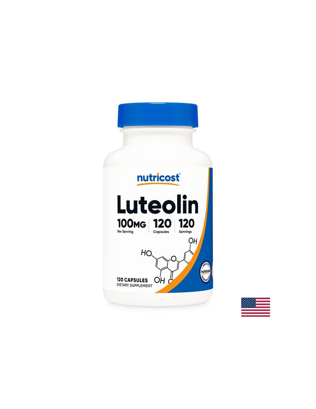При алергии - Лутеолин (Luteolin), 50 mg x 120 капсули Nutricost - Nutra Best Bulgaria