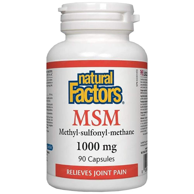 MSM 1000 mg - 90 капсули  Natural Factors - Nutra Best Bulgaria