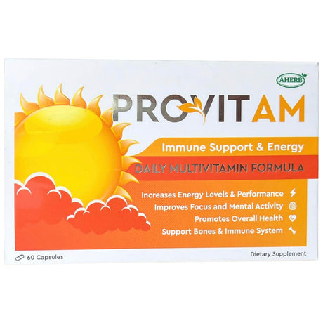 PROVIT AM | with ZMA, Rose Hips & Probiotics - 60 капсули - Nutra Best