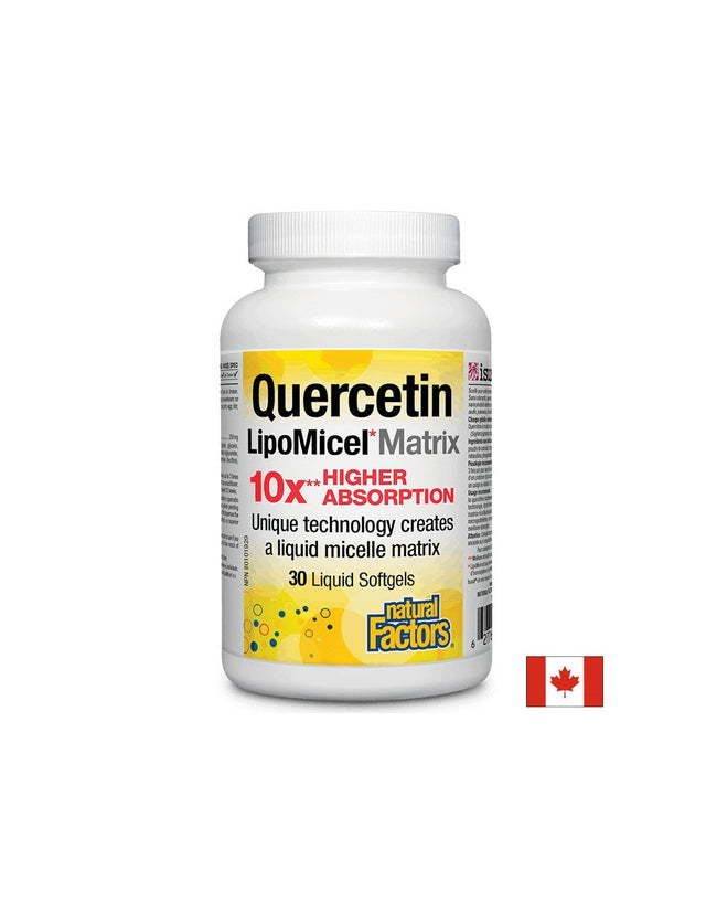 Quercetin 250 mg LipoMicel Matrix - 30 Гел капсули - Nutra Best Bulgaria