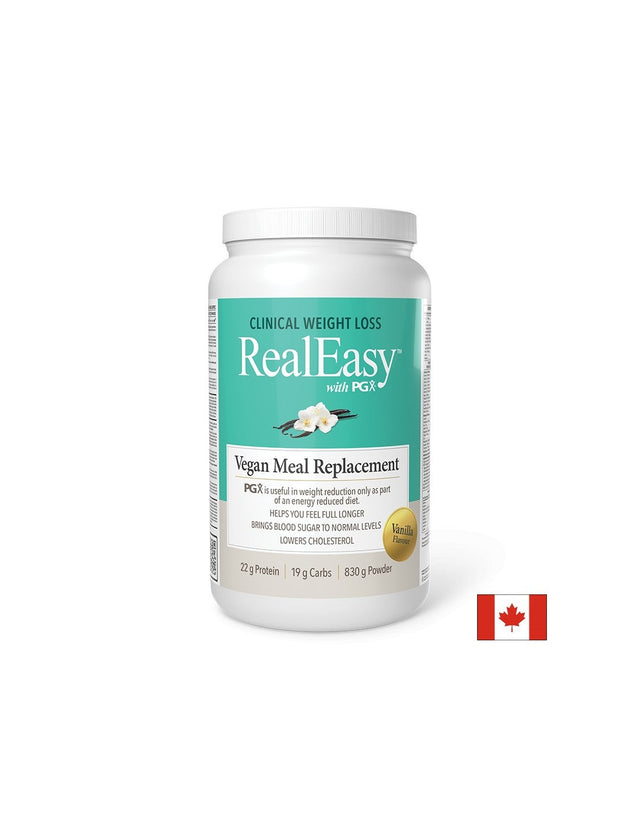 Real Easy™ with PGX® - за здравословно отслабване, 830 g прах с вкус на ванилия - Nutra Best Bulgaria