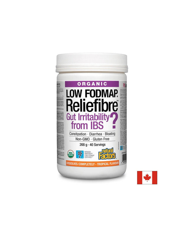Reliefibre™ /Разтворими диетични фибри 268 g x 40 дози Natural Factors - Nutra Best Bulgaria