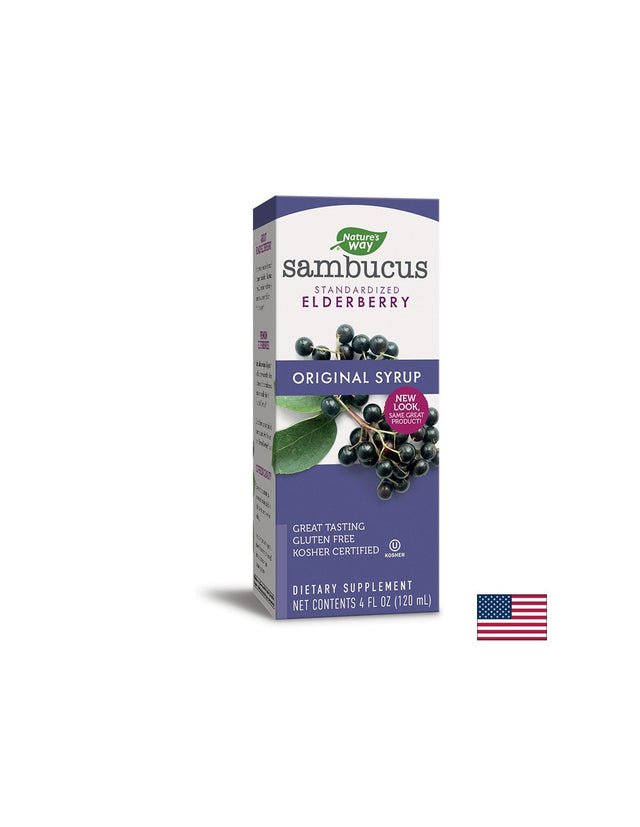 Sambucus Original Syrop - 120 мл  Nature’s Way - Nutra Best Bulgaria