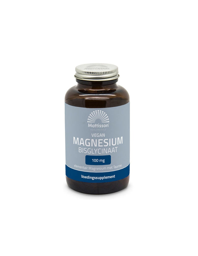 Сърдечна и мускулна функция - Магнезий (бисглицинат), 90 таблетки Mattisson Healthstyle - Nutra Best Bulgaria