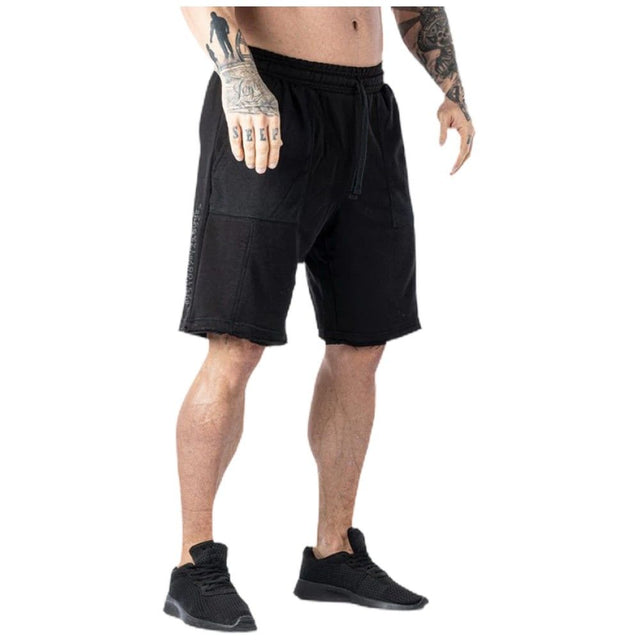 Legal Power Shorts Barcode Ottomix Knitted Rain Mesh / Шорти за трениране / Черни - Black  Legal Power - Nutra Best Bulgaria